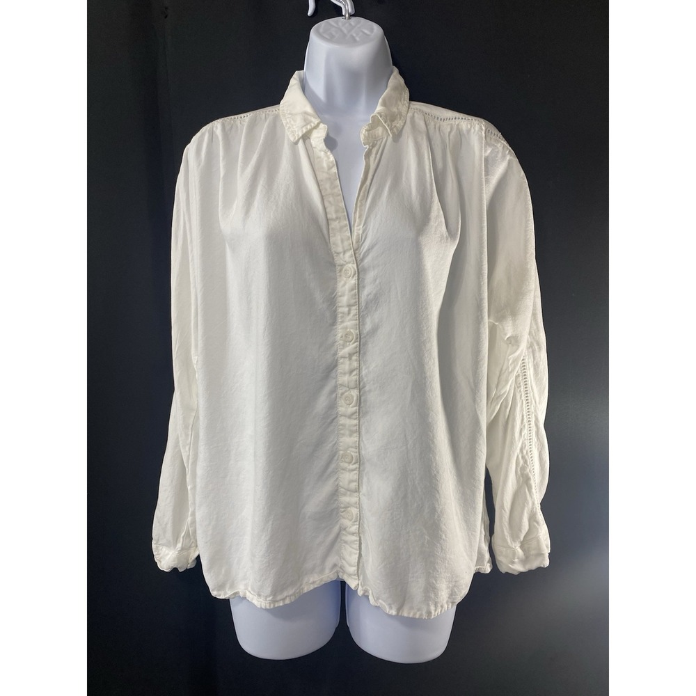 Cloth & Stone Anthropologie Womens Shirt Size Small Boho Oversized Peasant Soft